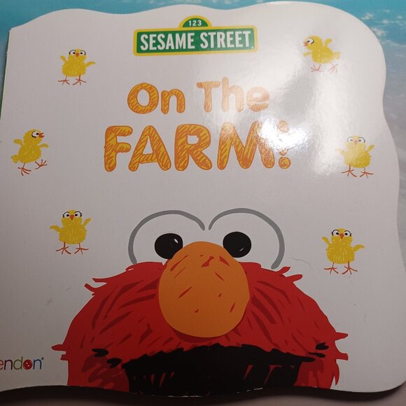 NWT ON THE FARM ELMO KIDS BOOK - Picture 1 of 1